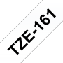Taśma Brother TZe-161 czarny nadruk na przezroczystym tle, 36mm szerokości, laminowana