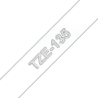 Taśma Brother TZe-135 12mm przezroczysta biały nadruk laminowana